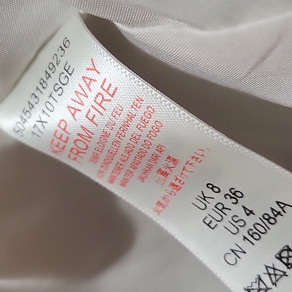 Topshop single breasted blazer light gray size 4 - Picture 5 of 6